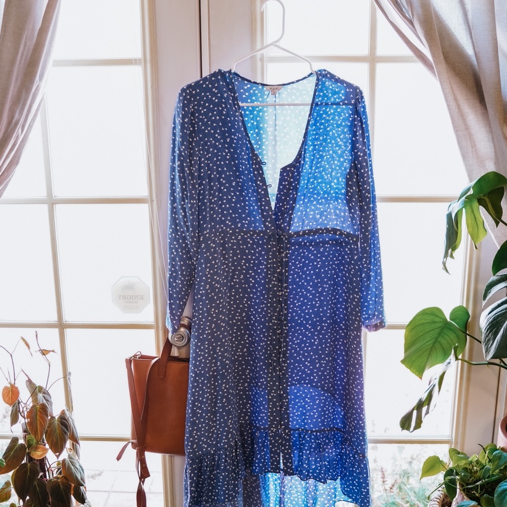 Rails Jade Dress -  High Low long sleeve dress